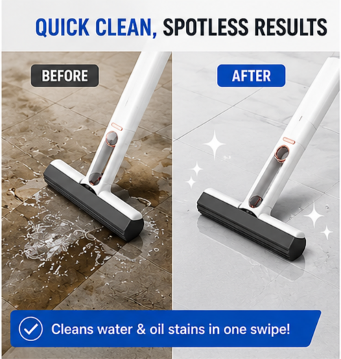 Pure Swipe™ Mini Cleaning Mop with 2 Sponge